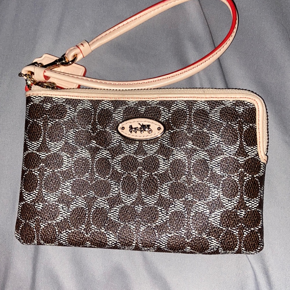 Coach mini wristlet